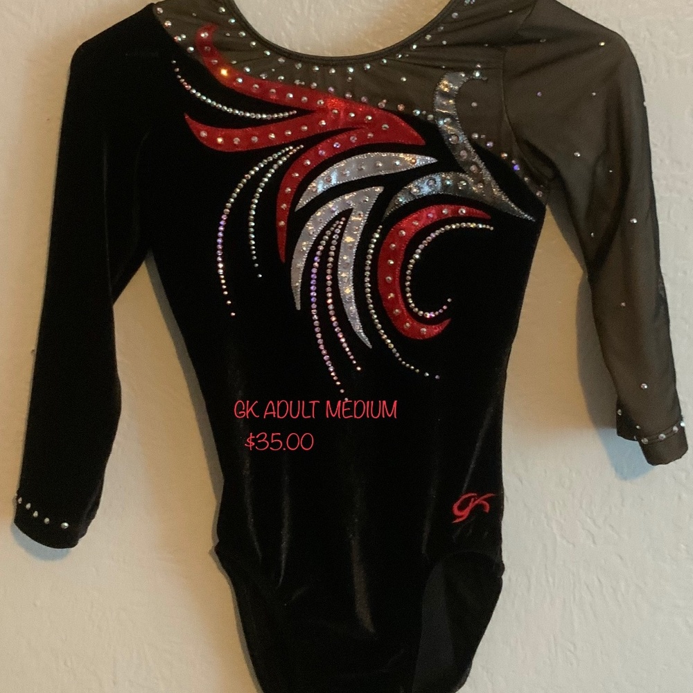 GK Adult Medium Gymnastics Leotard